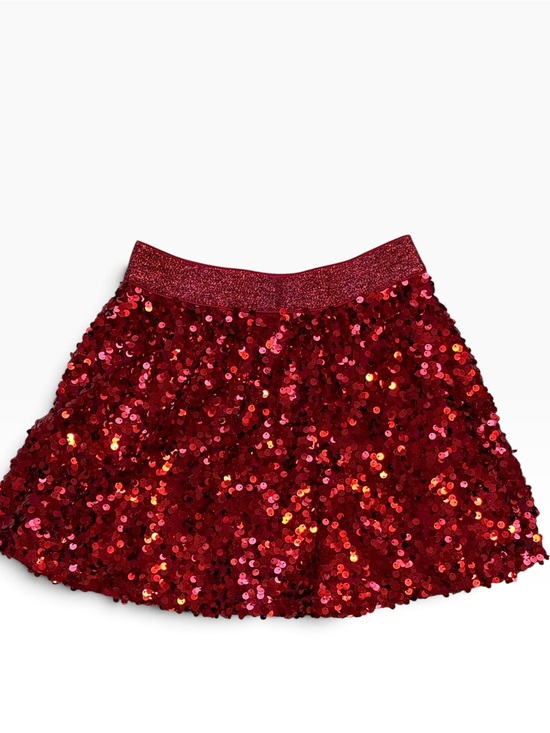365Kids Other - 365 Kids Garanimals Sparkly Sequin Pull-On Skirt Red Girls Size 6